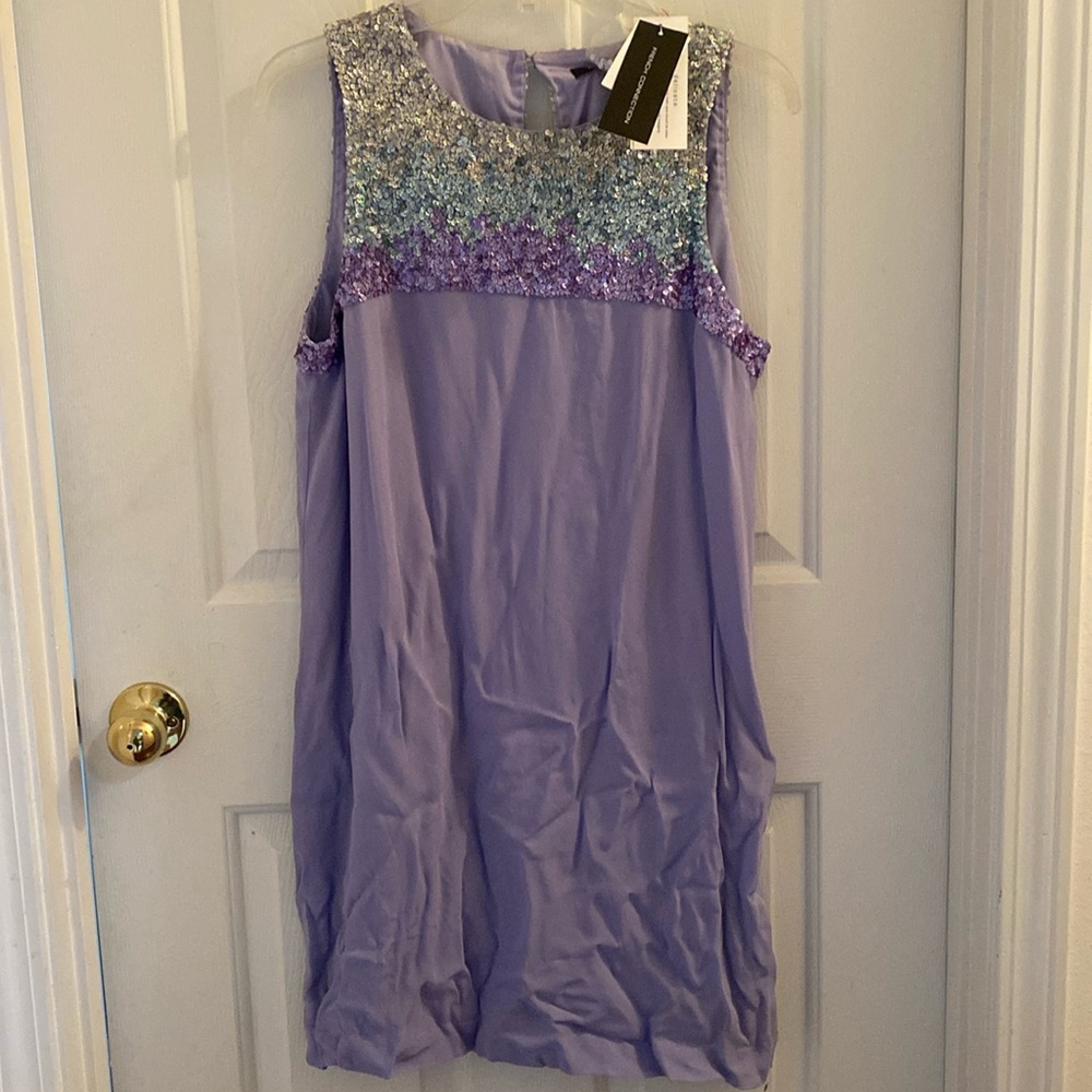 French Connection Purple Sequin Dress